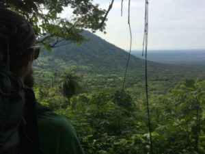 Ben the tourguide, admiring the view from Telica