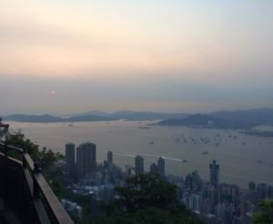 Sunset in Hongkong